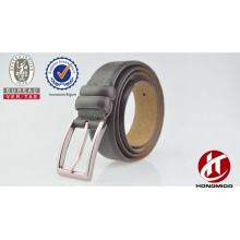 Men's luxury belts/pin buckle belt/durable lichee pattern leather belt